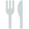 Fork and Knife emoji on Mozilla